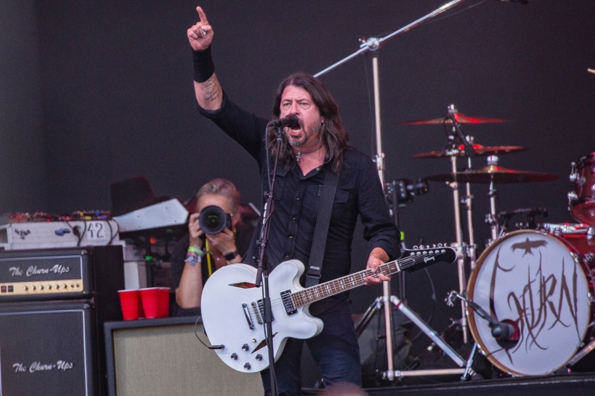 Foo Fighters surprise everyone at Glastonbury playing under a different name with special guests and a new drummer