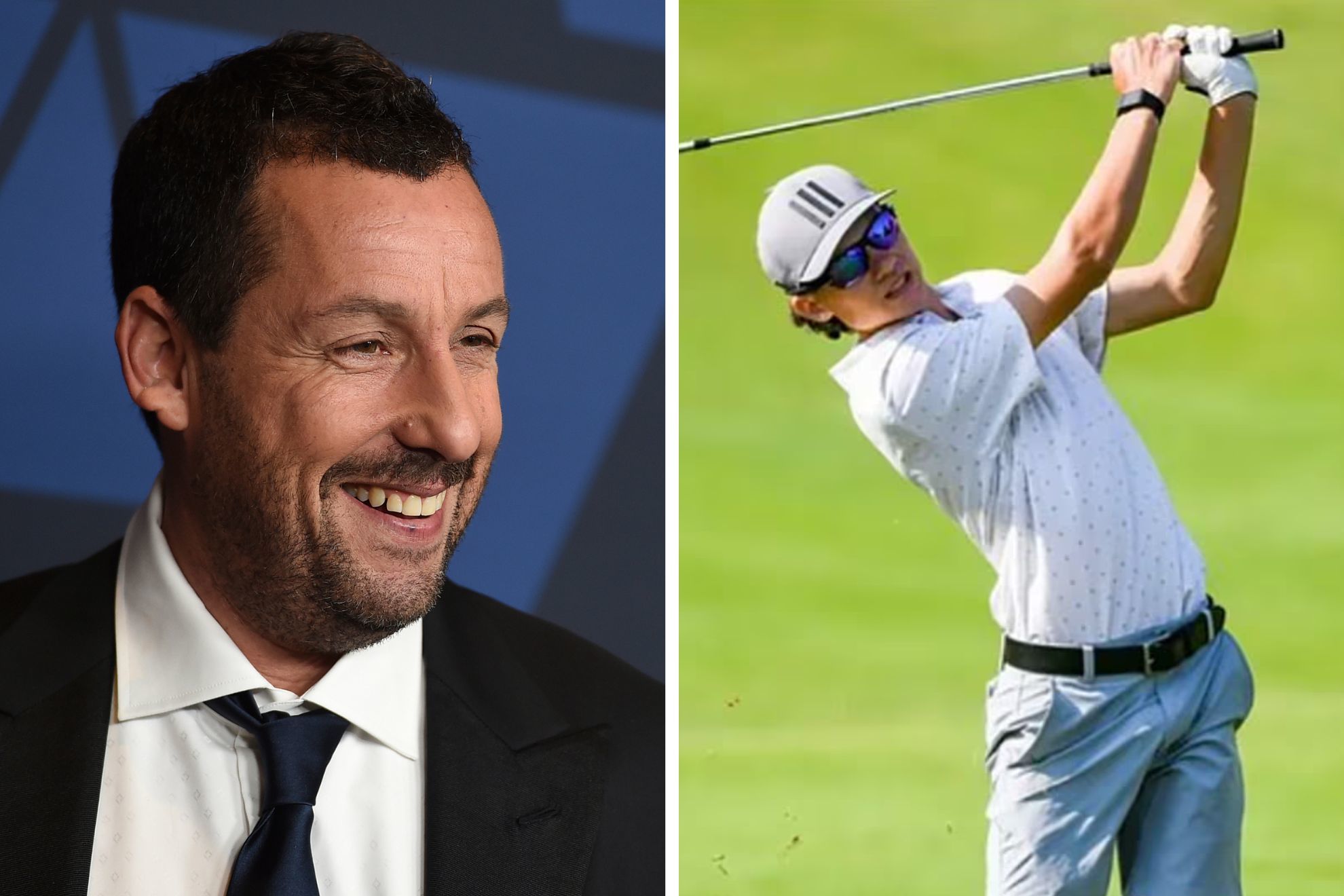 Adam Sandler contacts real-life Happy Gilmore after college commitment